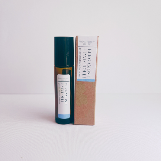 Aromatherapy Roller :  Bergamot + Patchouli