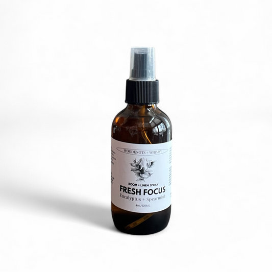 Fresh Focus Room & Linen Spray – Eucalyptus + Spearmint