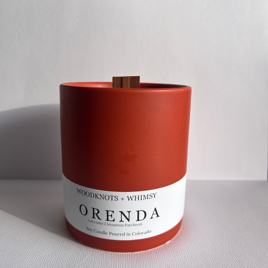 Orenda Crackle Wick Soy Candle